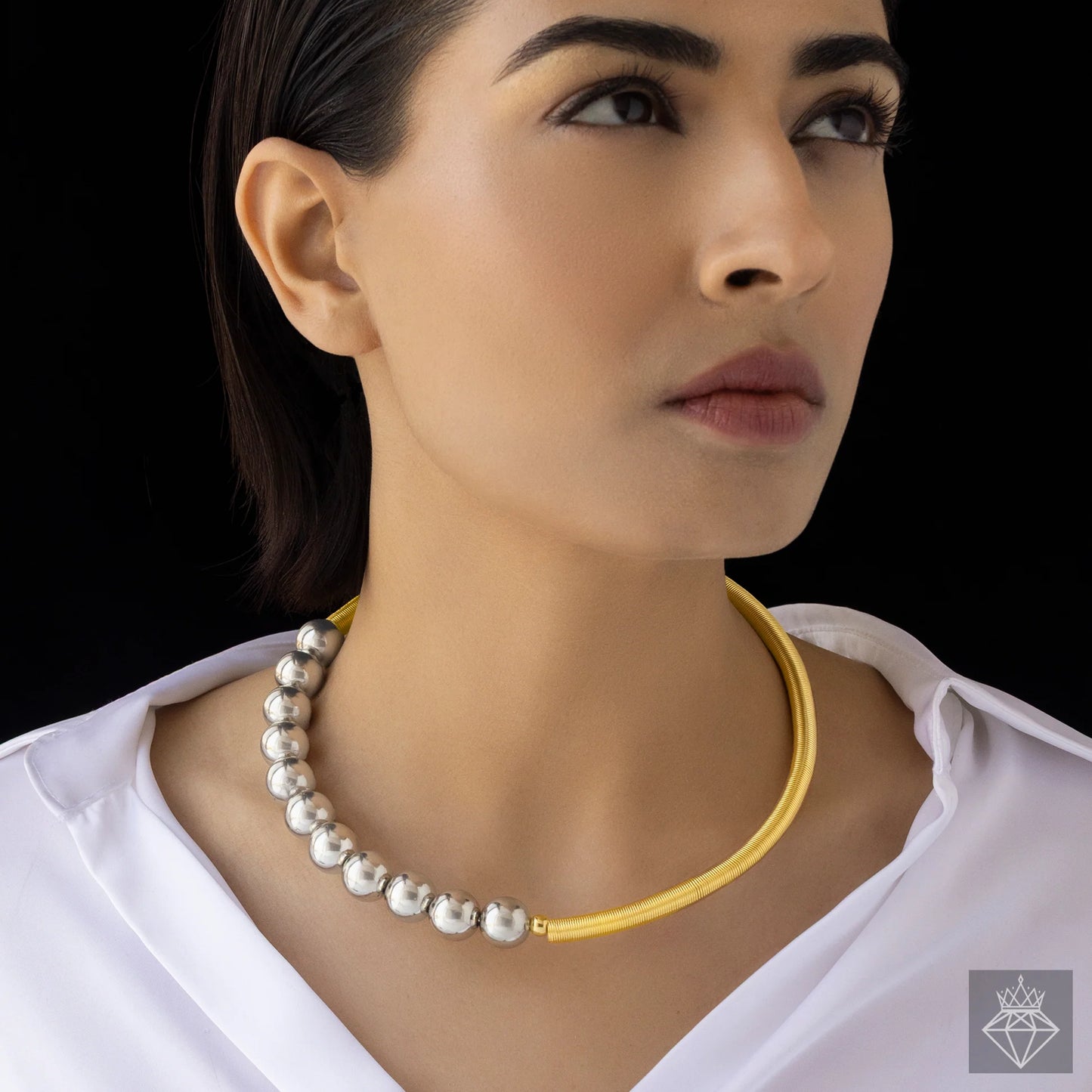 Anti-Tarnish Spring & Balls Hasli Necklace ⭐️⭐️⭐️⭐️⭐️ 100% Satisfied Customers