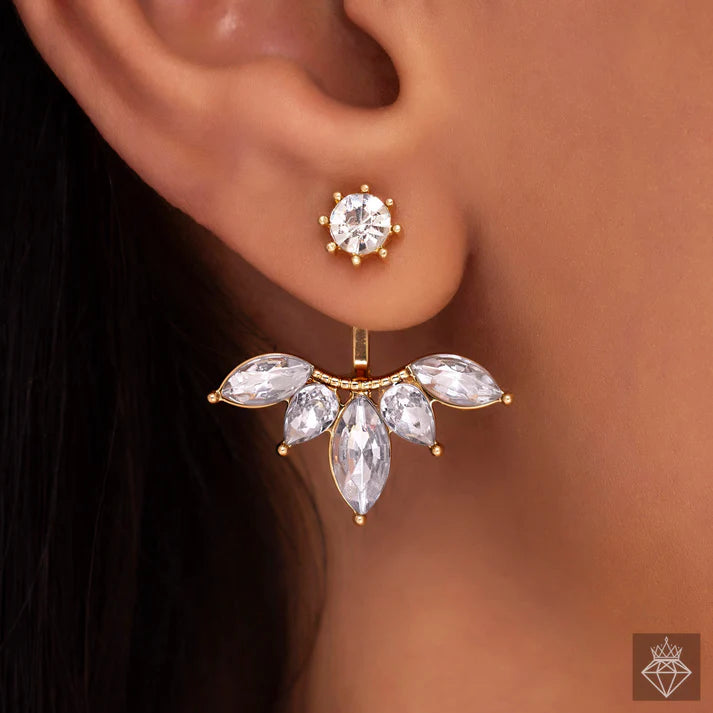 Anti-Tarnish Solitaire Designer Drop Earrings ⭐️⭐️⭐️⭐️⭐️ 100% Satisfied Customers