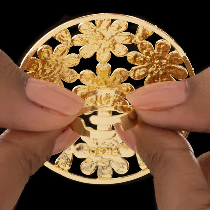 Anti-Tarnish Oversized Cutout Flower Ring (Adjustable Size) ⭐️⭐️⭐️⭐️⭐️ 100% Satisfied Customers
