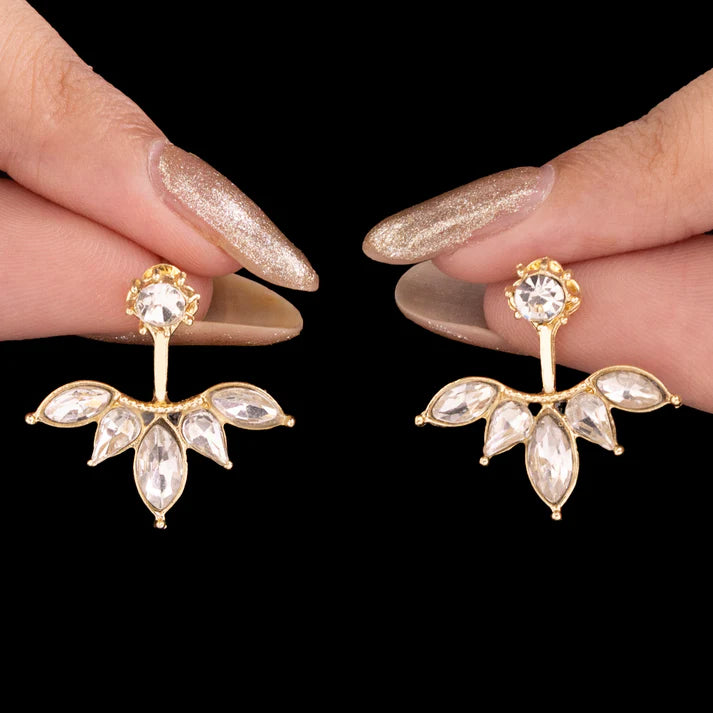 Anti-Tarnish Solitaire Designer Drop Earrings ⭐️⭐️⭐️⭐️⭐️ 100% Satisfied Customers