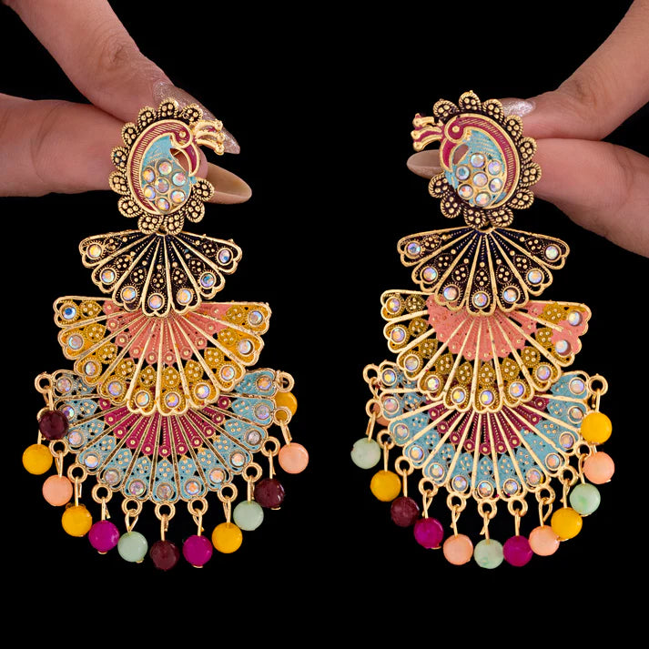 Anti-Tarnish Layered Ethnic Danglers ⭐️⭐️⭐️⭐️⭐️ 100% Satisfied Customers