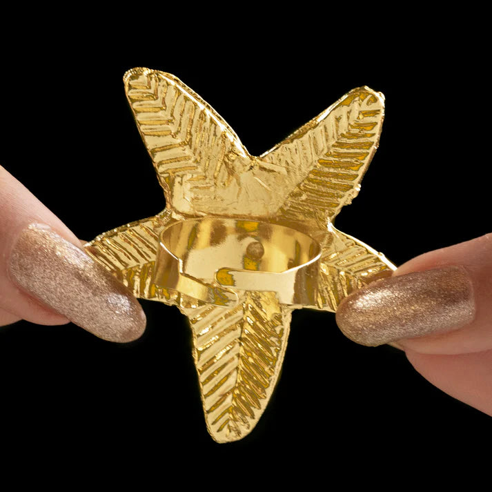 Anti-Tarnish Gold Plated Star Ring ⭐️⭐️⭐️⭐️⭐️ 100% Satisfied Customers