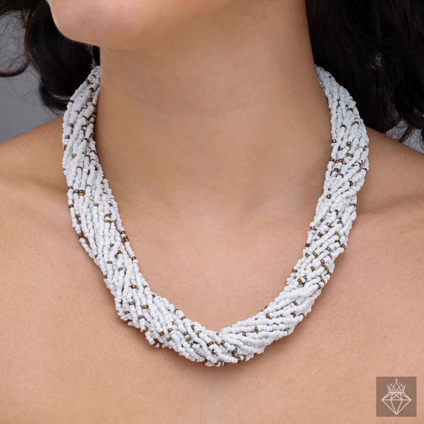 Multi-Layered White Seed Bead Necklace ⭐️⭐️⭐️⭐️⭐️ 100% Satisfied Customers