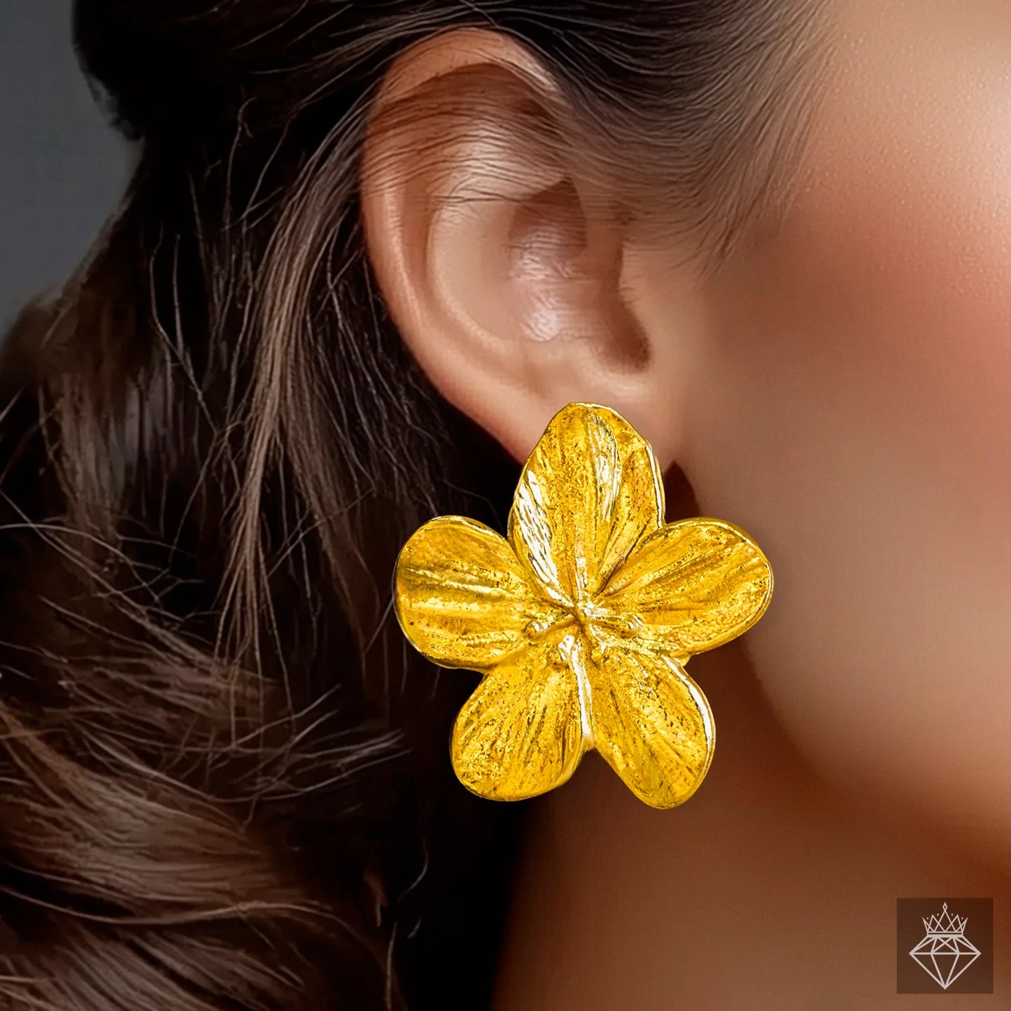 Anti-Tarnish Lily Flower Necklace Set With Earrings ⭐️⭐️⭐️⭐️⭐️ 100% Satisfied Customers
