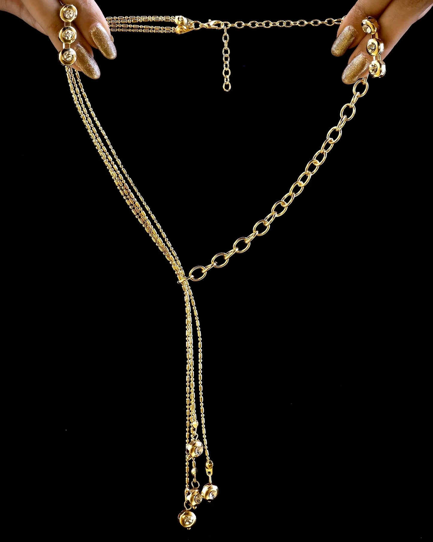 Anti-Tarnish High Fashion Crystal Necklace Set With Earrings ⭐️⭐️⭐️⭐️⭐️ 100% Satisfied Customers