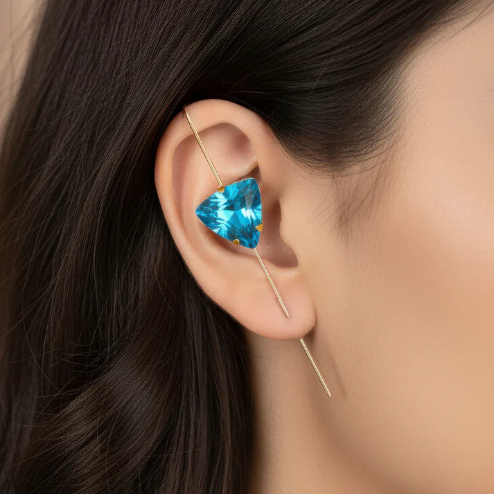 Anti-Tarnish Triangle Crystal Hook Earrings ⭐️⭐️⭐️⭐️⭐️ 100% Satisfied Customers