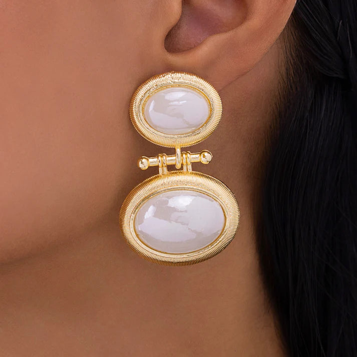 Anti-Tarnish Oval Acrylic Rainbow Stone Dangles ⭐️⭐️⭐️⭐️⭐️ 100% Satisfied Customers