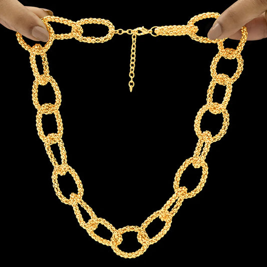 Anti-Tarnish Golden Chain Statement Necklace ⭐️⭐️⭐️⭐️⭐️ 100% Satisfied Customers