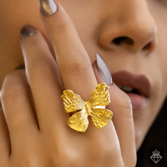 Anti-Tarnish Butterfly Ring ⭐️⭐️⭐️⭐️⭐️ 100% Satisfied Customers