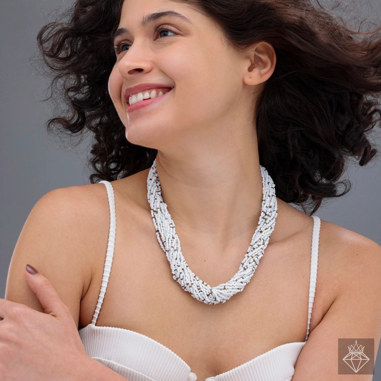 Multi-Layered White Seed Bead Necklace ⭐️⭐️⭐️⭐️⭐️ 100% Satisfied Customers
