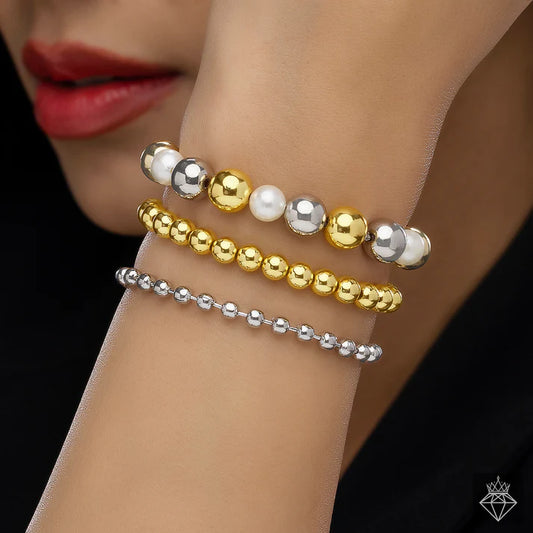 Anti-Tarnish Collection of 3 Bracelets ⭐️⭐️⭐️⭐️⭐️ 100% Satisfied Customers