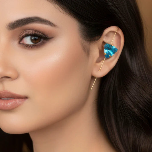 Anti-Tarnish Triangle Crystal Hook Earrings ⭐️⭐️⭐️⭐️⭐️ 100% Satisfied Customers